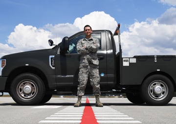 52nd FW Airman improves AGE driving time on flightline
