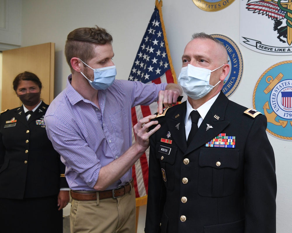 U.S. Army Health Clinic - Stuttgart Promotion Ceremony