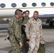 U.S. Army Gen. Townsend, commander, AFRICOM, arrives at Camp Lemonnier, Djibouti.