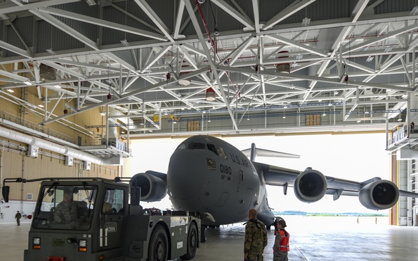 New hangar, new home