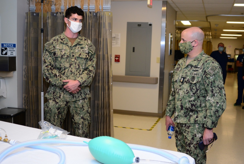 Master Chief Petty Officer of The Navy Visits Naval Medical Center Portsmouth