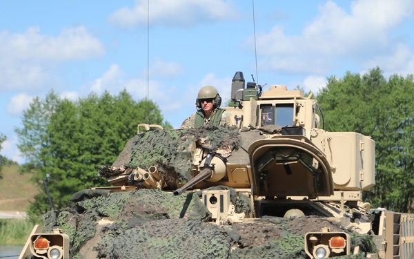 Polish, U.S. Allies conduct joint river crossing mission