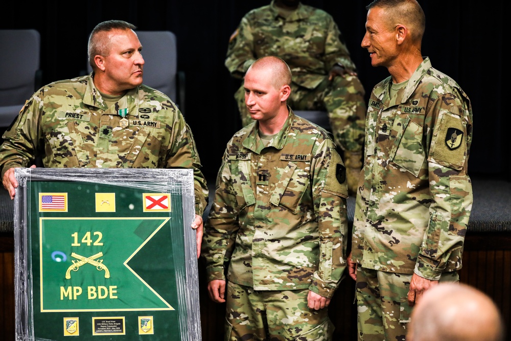 Alabama National Guard Patches New 142nd Military Police Brigade