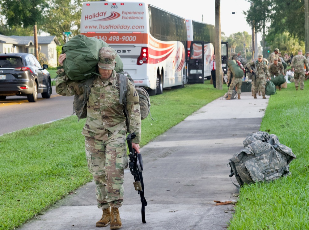 Florida Guardsmen return home after supporting partner agencies in the Nation's Capital