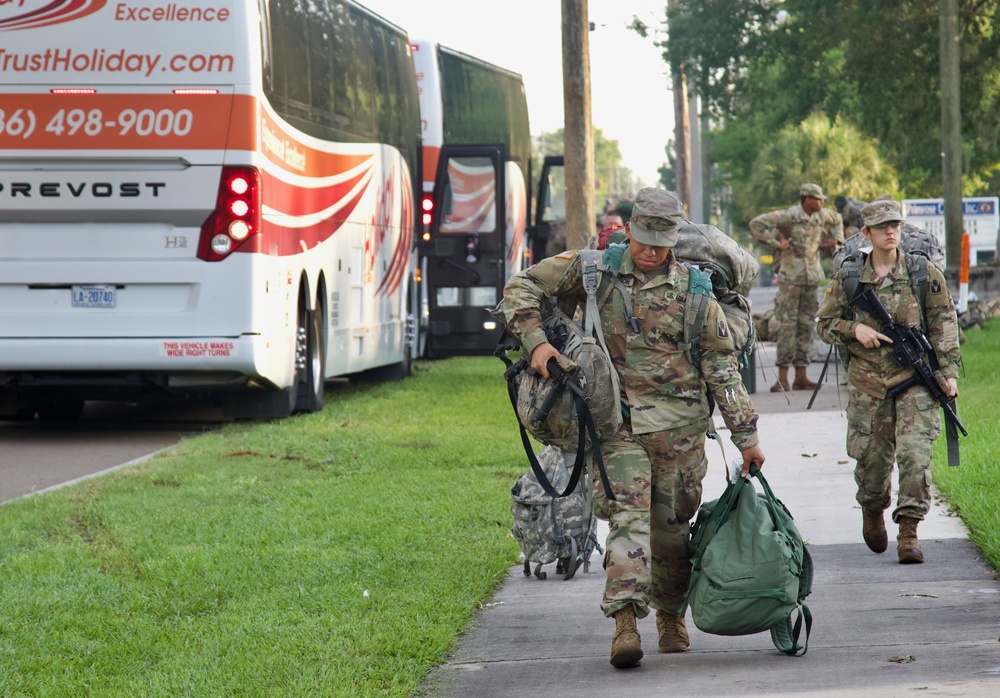 Florida Guardsmen return home after supporting partner agencies in the Nation's Capital