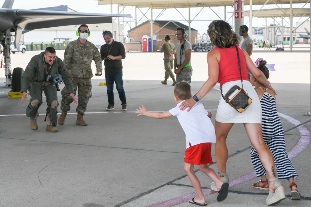 34th Fighter Squadron homecoming