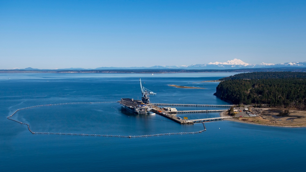 USS Nimitz visits Naval Magazine Indian Island