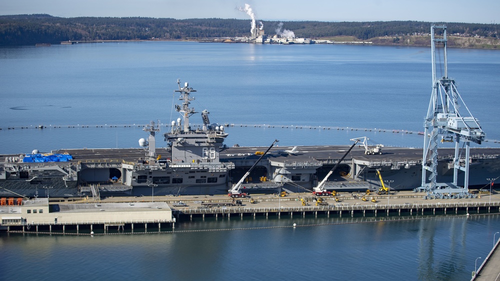 USS Nimitz visits Naval Magazine Indian Island