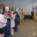 Congratulating new 157th Air Refueling Wing Command Chief