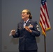 157th Air Refueling Wing Command Chief addresses family, friends and fellow airmen