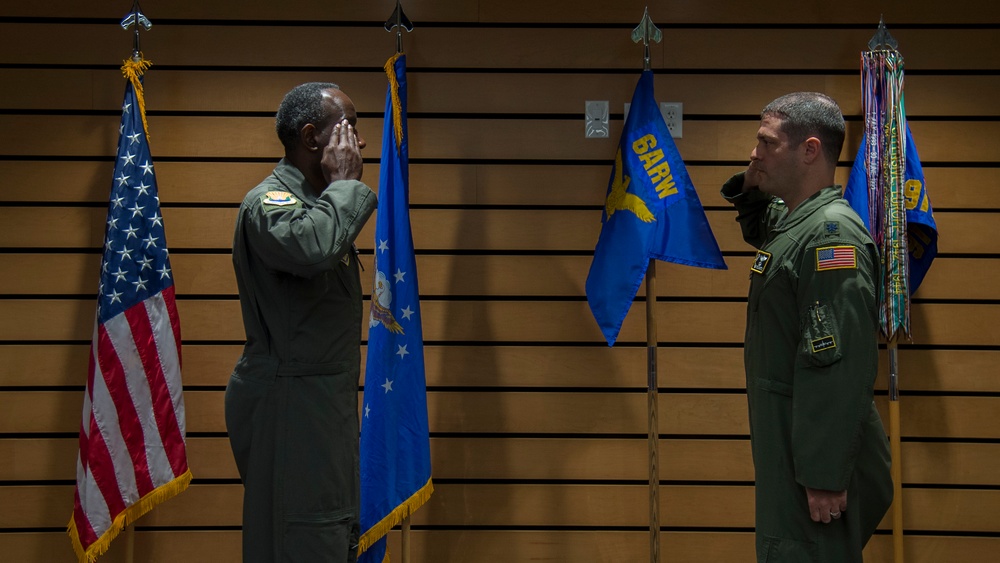 91st Air Refueling Squadron welcomes new commander