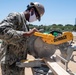 Seabees assigned to Naval Mobile Construction Battalion (NMCB) conduct a sewage line installation project for a kennel office building on board Naval Station Rota, Spain.