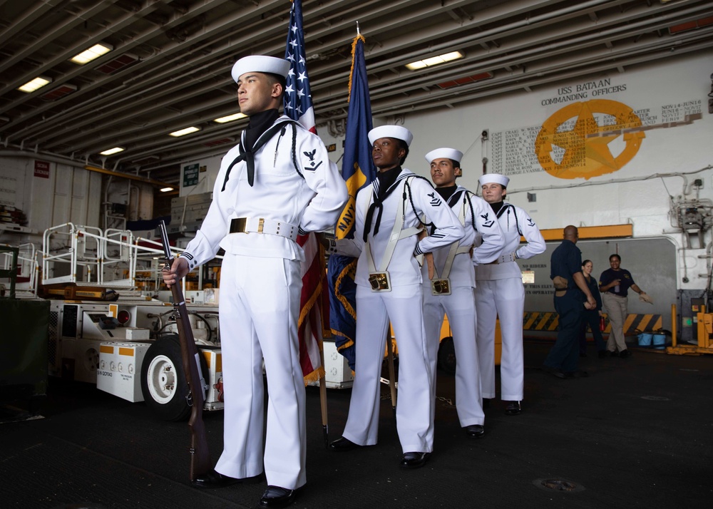 Battle of Midway Remembrance Ceremony, USS BATAAN (LHD 5)