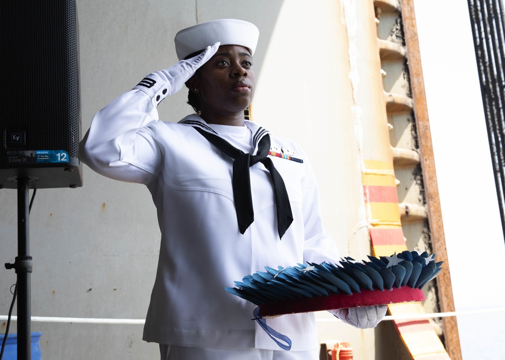 Battle of Midway Remembrance Ceremony, USS BATAAN (LHD 5)