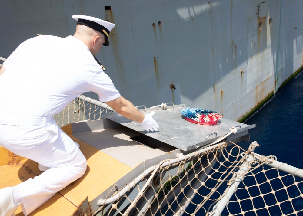 Battle of Midway Remembrance Ceremony, USS BATAAN (LHD 5)