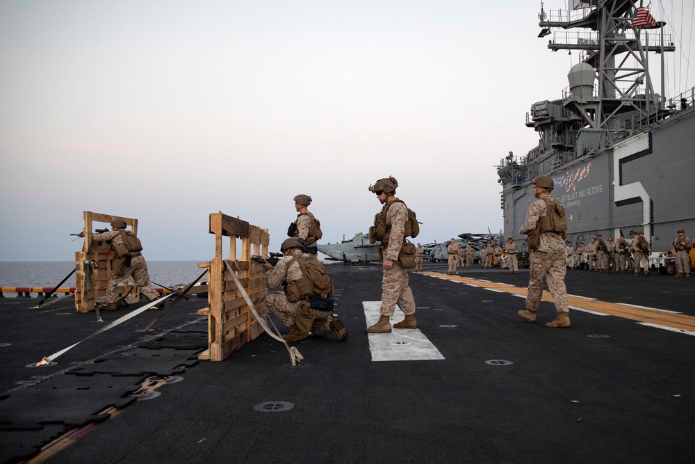 USS Bataan (LHD 5) Gun Shoot