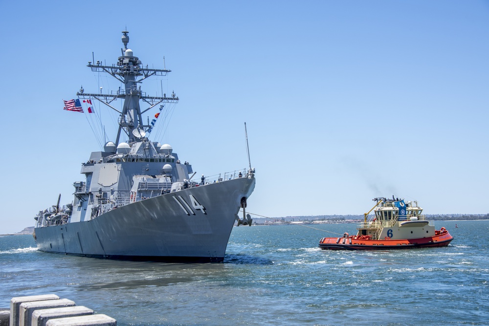 USS Ralph Johnson Departs for Deployment