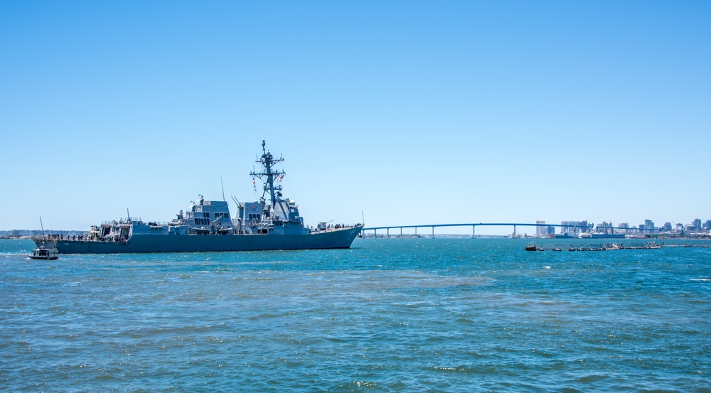 USS Ralph Johnson Departs for Deployment