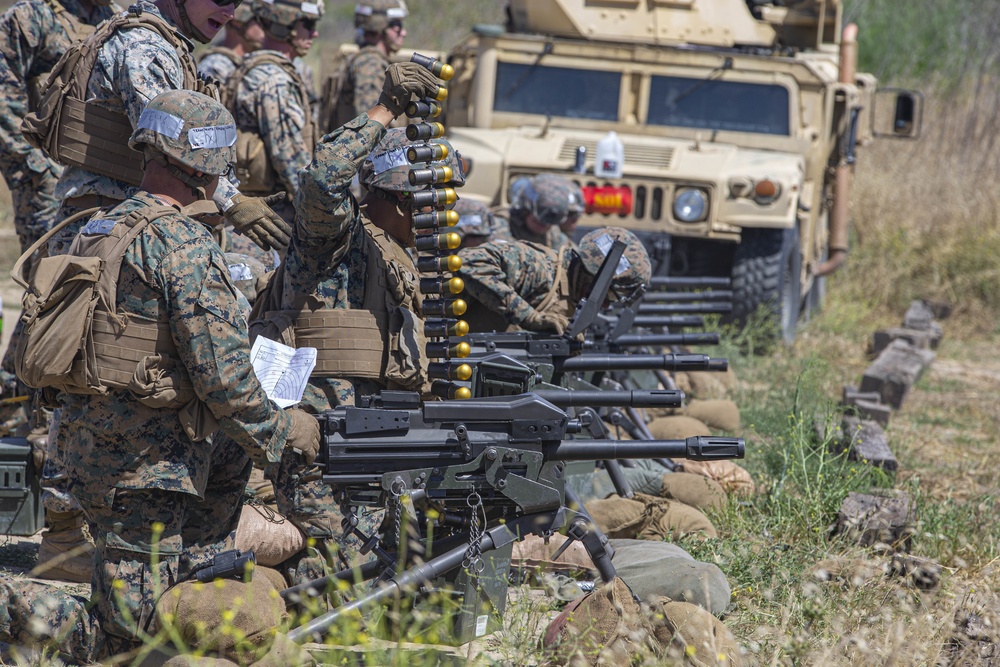 Infantry Training Battalion lights up targets with heavy fire