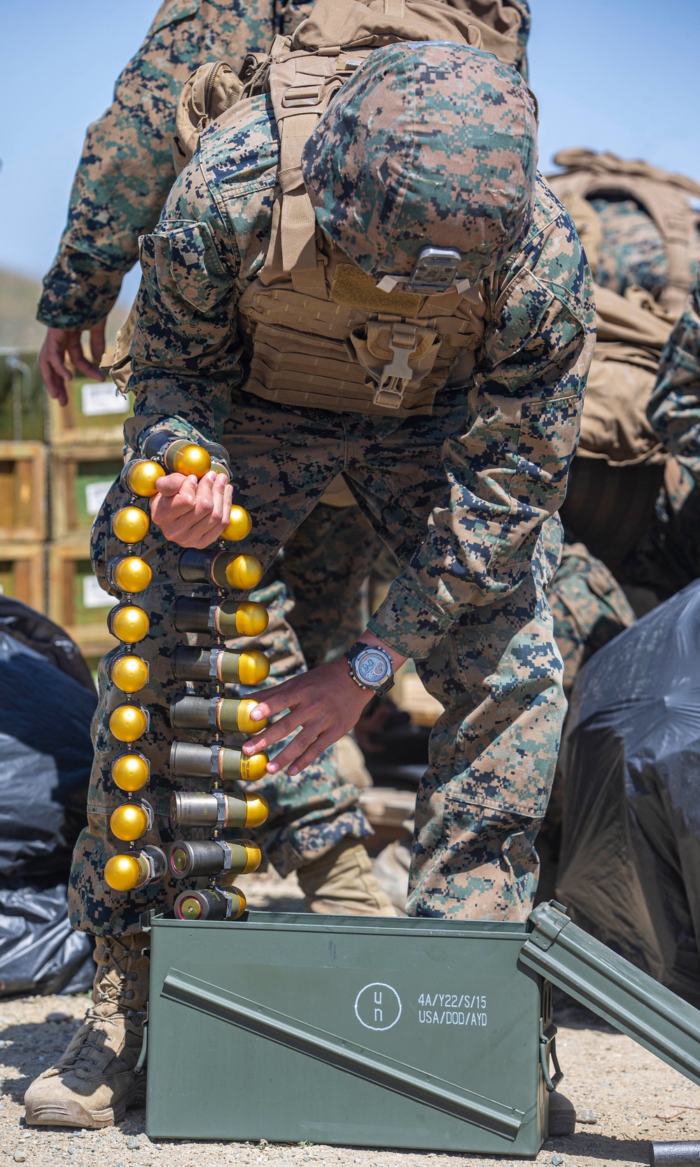 Infantry Training Battalion lights up targets with heavy fire