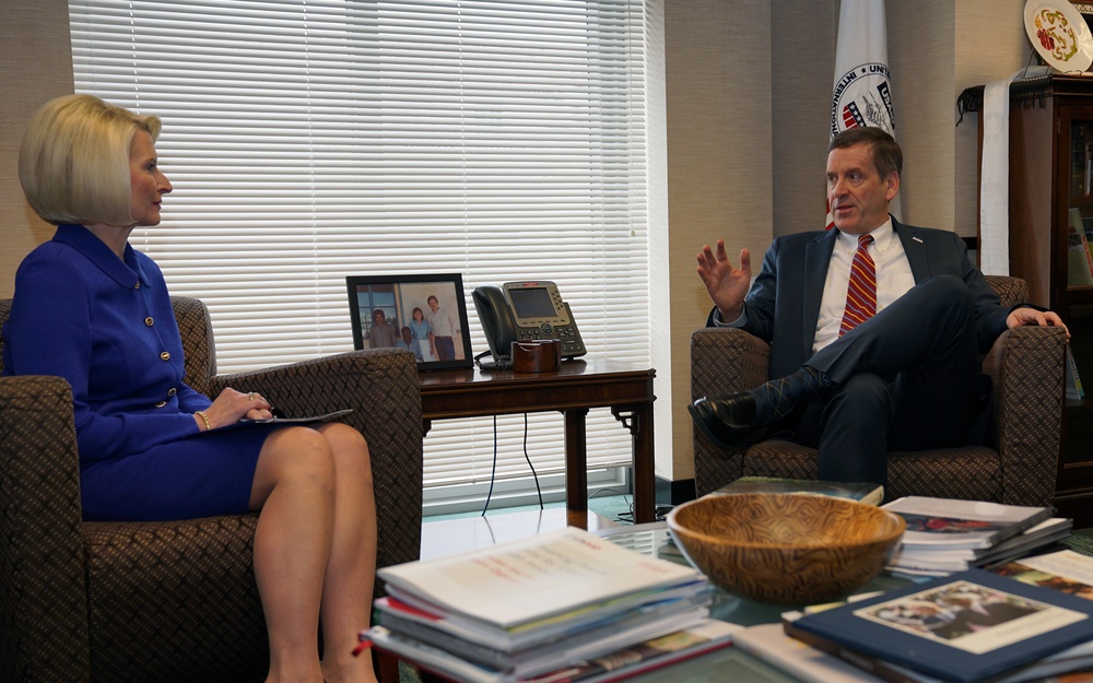 USAID Administrator Mark Green meets with United States Ambassador to the Holy See Callista Gingrich