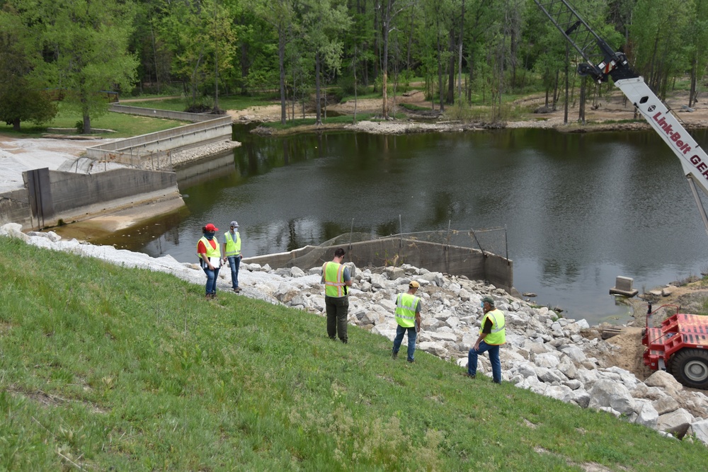 Engineers Inspect Edenville Dam After Flooding and Failure