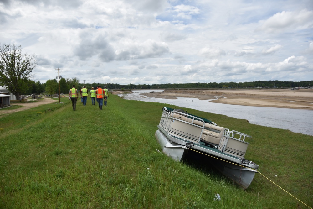 Engineers Inspect Edenville Dam After Flooding and Failure