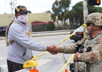 Cal Guard responds to civil unrest in Santa Monica