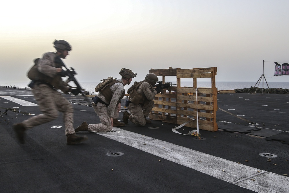 BLT 2/8 enhances marksmanship skills aboard USS Bataan