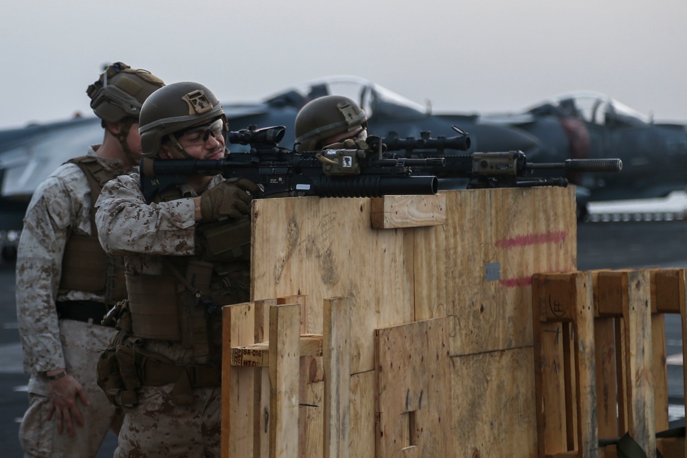 BLT 2/8 enhances marksmanship skills aboard USS Bataan