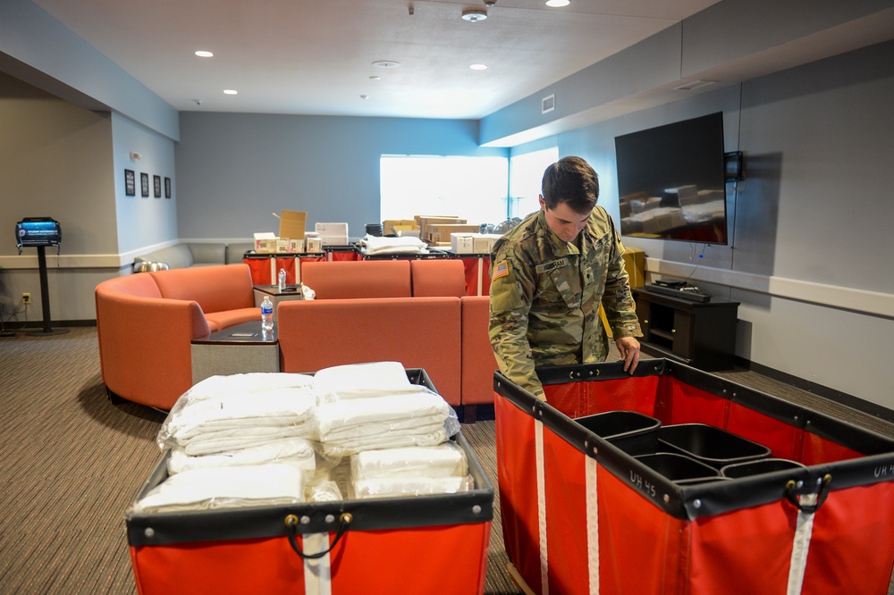Nebraska Guard supports alternative accommodations during COVID-19 outbreak