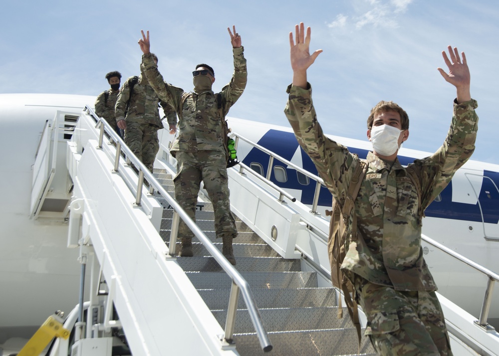 389th FS returns from extended deployment