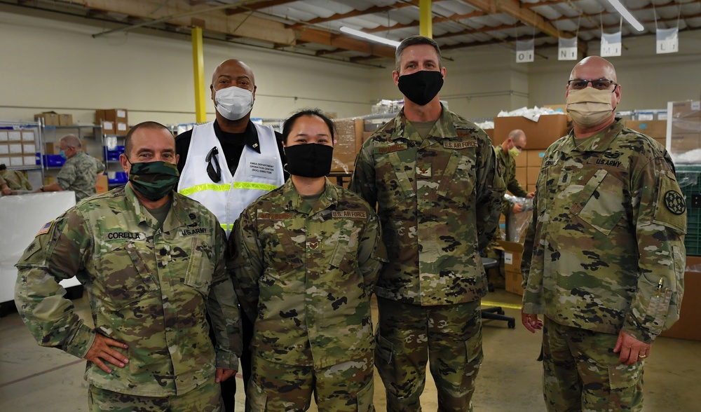 Joint Task Force 115 leadership team visits Cal EMSA