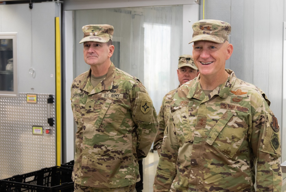 Florida National Guard Adjutant General Visits Airmen at Treasure Coast Food Pantry