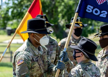 502nd HRC “Rough Riders” Change of Command