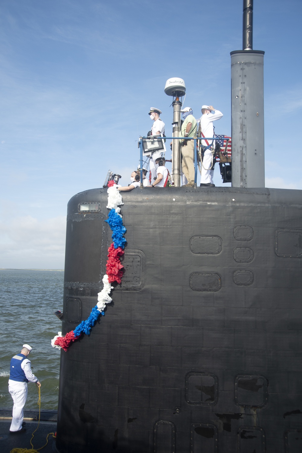 USS Albany Arrives at Naval Station Norfolk