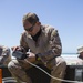 Reconnaissance and Explosive Ordnance Disposal Marines take the beach