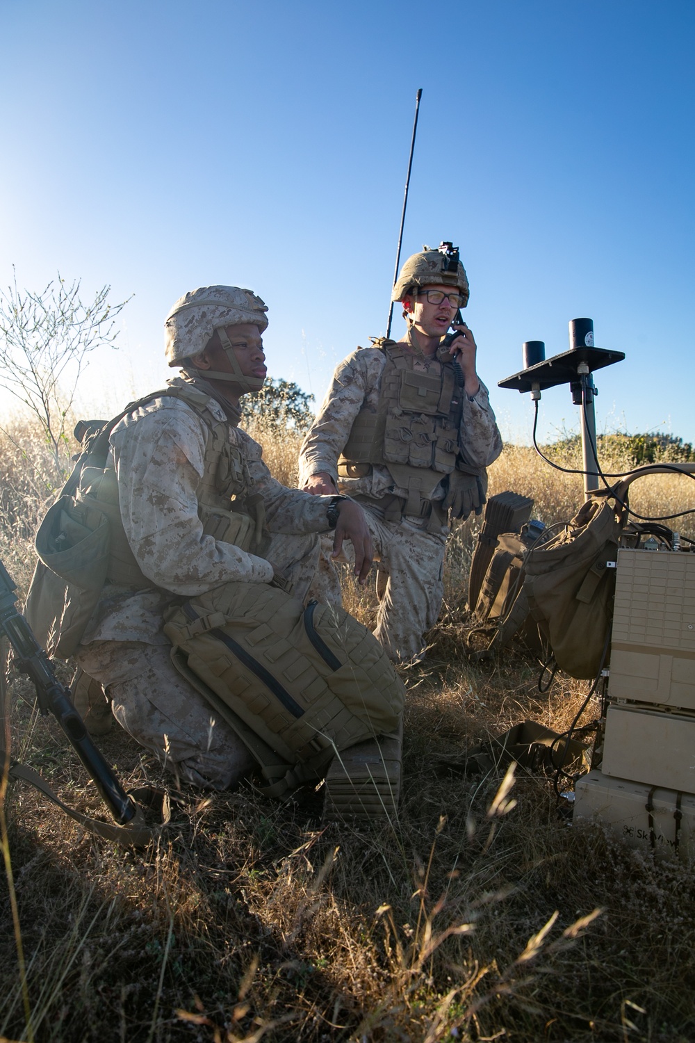 15th MEU establishes an FSB at Fort Hunter Liggett