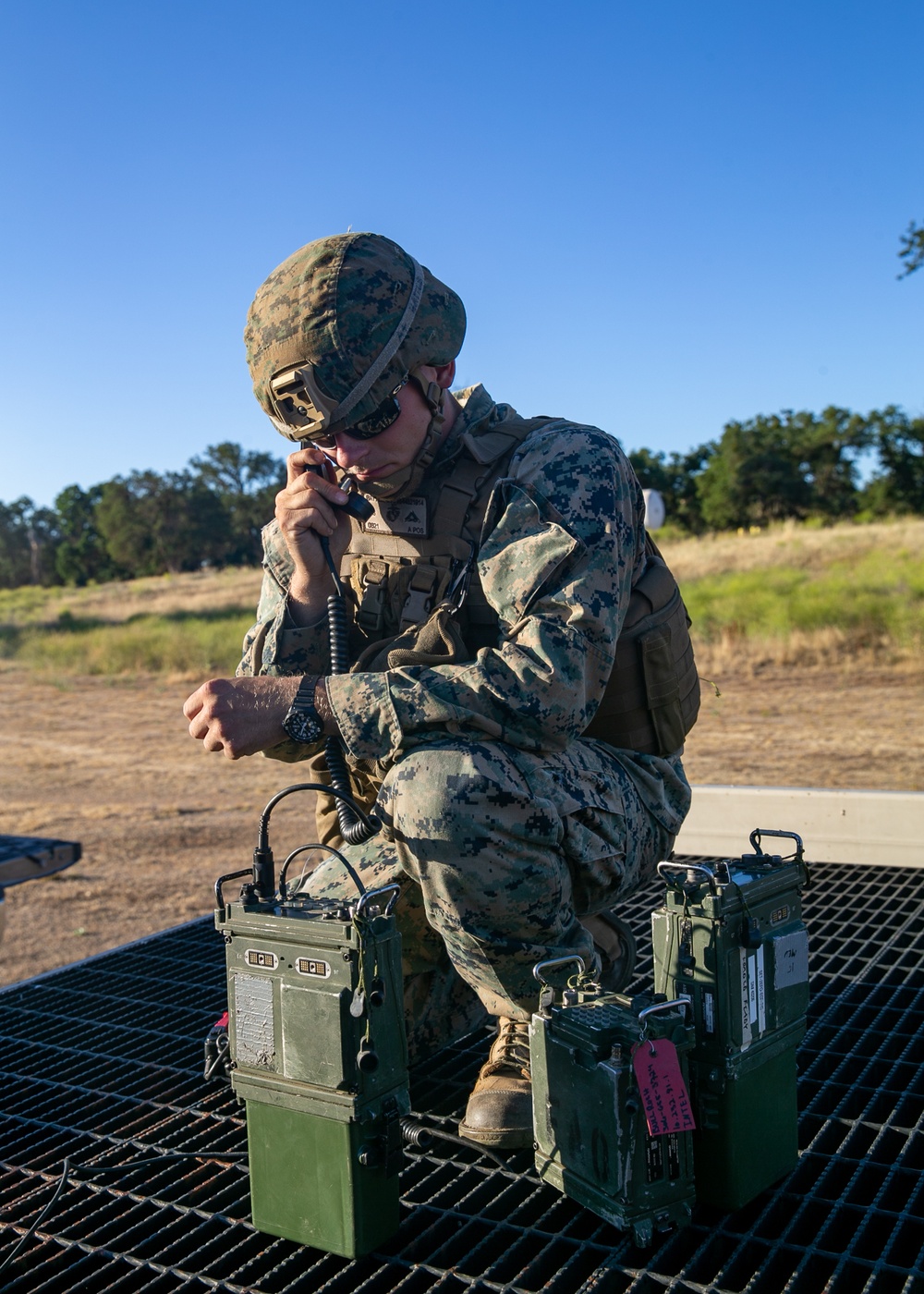 15th MEU establishes an FSB at Fort Hunter Liggett