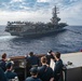 USS Barry Conducts Replenishment At Sea with USS Ronald Reagan