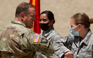 Adjutant General reenlists Airmen at 163d Attack Wing