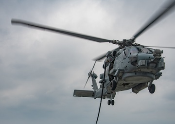 USS Barry Conducts HIFR Training