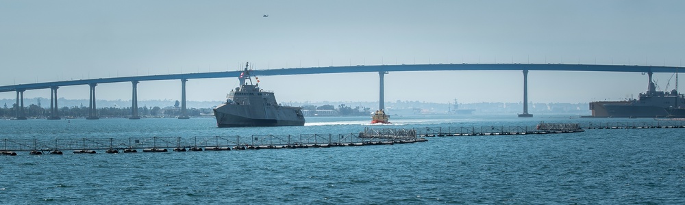 USS Montgomery (LCS 8) Returns to Homeport