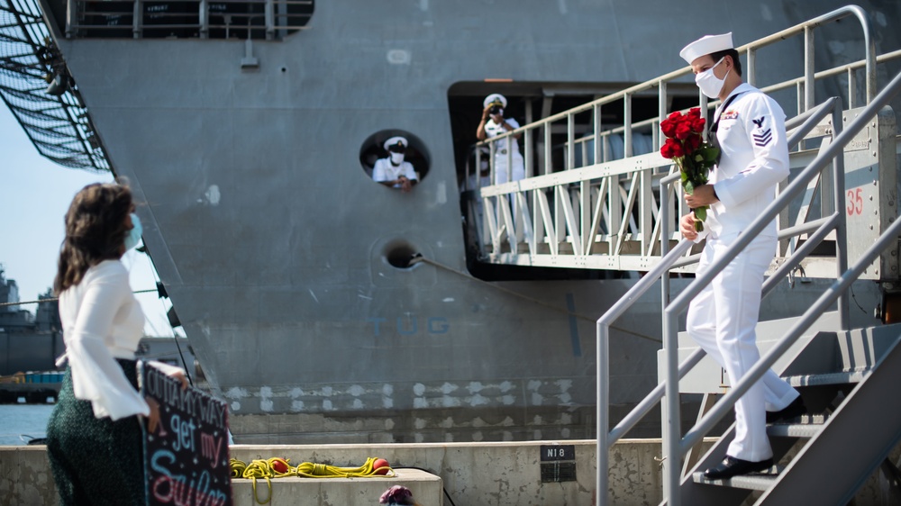 USS Montgomery (LCS 8) Returns to Homeport