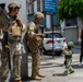 Youngster supports Cal Guard service members in Los Angeles