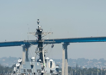 USS Kidd (DDG 100) Departs San Diego