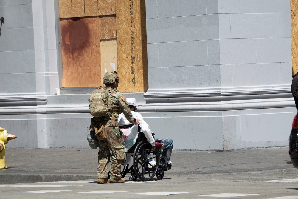Cal Guard provides support in Los Angeles