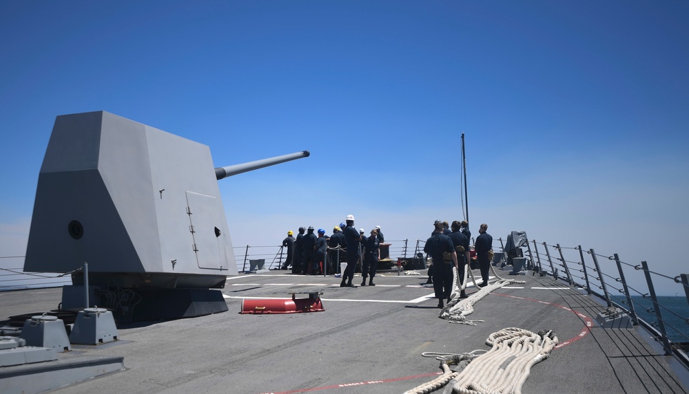 USS Ralph Johnson Begins Maiden Deployment