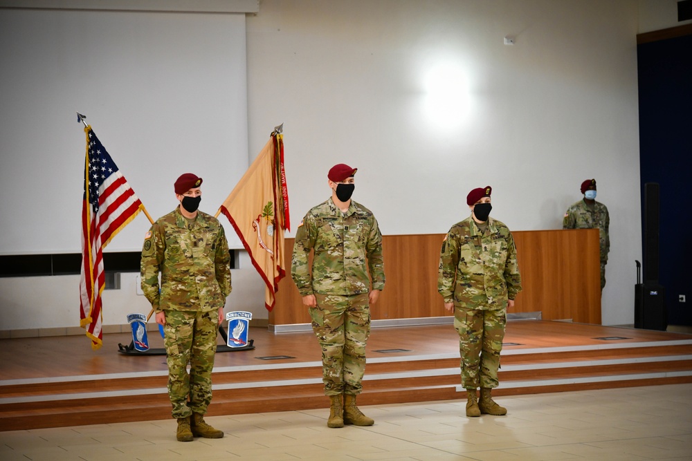 173rd Brigade Support Battalion Change of Responsibility Ceremony