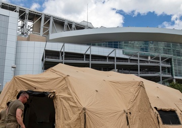 Texas Army National Guard Soldiers prepare to assist in Houston’s civil unrest